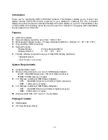 Preview for 2 page of Chipset Communication UTV-100A1 User Manual