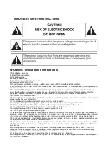 Preview for 2 page of ChiQ CQRT15Y1GD1W Instruction Manual