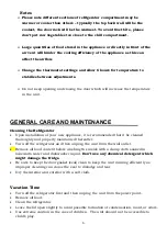 Preview for 8 page of ChiQ CSR089DB User Manual