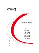 ChiQ FCF142D Operation Manual preview