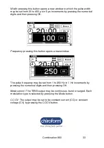 Preview for 33 page of Chiroform 125 User Manual