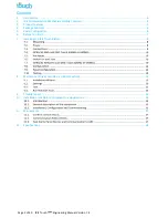 Preview for 2 page of Chiron Iris Touch 4 Series Engineering Manual