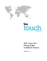 Chiron IRIS Touch 400 Installation Manual preview