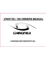 Chironex Vinny 150 Owner'S Manual preview