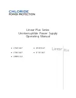 Preview for 1 page of Chloride Linear Plus LPBP610-2 Operating Manual