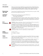 Предварительный просмотр 6 страницы Chloride LP061XHR User Instruction Manual