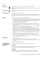 Предварительный просмотр 8 страницы Chloride LP061XHR User Instruction Manual