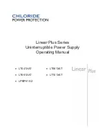 Preview for 1 page of Chloride LPBP610-2 Operating Manual