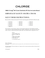 Chloride SE041XAT User Instruction Manual предпросмотр