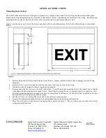 Предварительный просмотр 2 страницы Chloride SGLO Installation And Operating Instructions