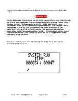 Preview for 25 page of ChlorKing Chlor10.0CSM Installation, Operation And Maintenance Manual