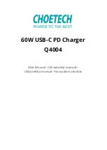 Choetech Q4004 User Manual preview