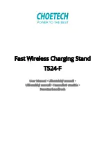 Preview for 1 page of Choetech T524-F User Manual