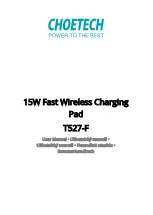 Choetech T527-F User Manual preview