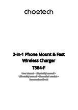 Preview for 1 page of Choetech T584-F User Manual