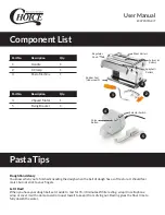 Предварительный просмотр 2 страницы Choice 407PASTAKIT Manual