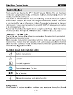 Preview for 3 page of ChoiceMMed BP11 Owner'S Manual