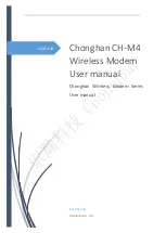 Предварительный просмотр 1 страницы Chonghan CH-M3G2M6 User Manual