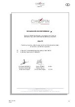 Preview for 97 page of Chopin Aqua-TR User Manual