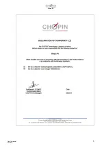 Preview for 5 page of Chopin RHEO F4 User Manual