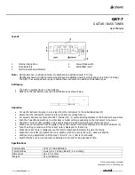 Preview for 2 page of Chord CAB41PK User Manual