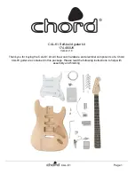 Preview for 1 page of Chord CAL-K1 Assembly