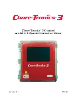 Chore-Time Chore-Tronics 3 Control Installation & Operator'S Instruction Manual preview