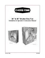 Предварительный просмотр 1 страницы Chore-Time MV1666B Installation Manual