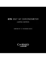 Chr. Ward C70 3527 GT Chronometer Owner'S Handbook Manual preview