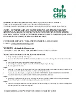 Preview for 1 page of Chris & Chris JET 1222 Assembly Instruction