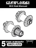 Chris King ISO 135 rear Manual preview