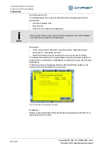 Предварительный просмотр 54 страницы Christ 102300 Operating Manual