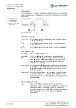 Предварительный просмотр 42 страницы Christ ALPHA 1-2 LDplus Operating Manual