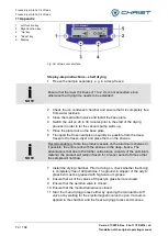 Предварительный просмотр 72 страницы Christ ALPHA 1-2 LDplus Operating Manual