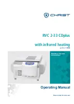 Preview for 1 page of Christ RVC 2-33 CDplus Operating Manual