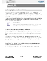 Preview for 23 page of Christ Touch-it CE Series Operating Instructions Manual