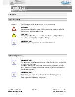 Preview for 33 page of Christ Touch-it CE Series Operating Instructions Manual