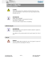 Предварительный просмотр 18 страницы Christ Touch-it Monitor Operating Instructions Manual