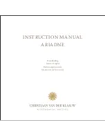 Christiaan van der Klaauw ARIADNE Instruction Manual preview