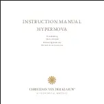 Preview for 1 page of Christiaan van der Klaauw HYPERNOVA Instruction Manual