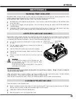 Preview for 41 page of Christie 103-002001 User Manual