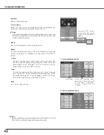 Предварительный просмотр 42 страницы Christie 103-005001 User Manual