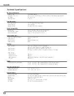 Предварительный просмотр 72 страницы Christie 103-005001 User Manual