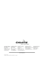 Предварительный просмотр 84 страницы Christie 103-005001 User Manual