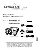 Preview for 9 page of Christie 103-006101-01 Quick Reference Manual