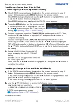 Preview for 32 page of Christie 121-057103-01 User Manual