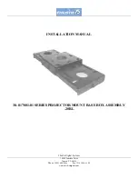 Preview for 1 page of Christie 38-817001-01 Series Installation Manual