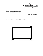 Предварительный просмотр 1 страницы Christie 38-FP0002-01 Instruction Manual