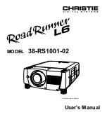 Christie 38-RS1001-02 User Manual предпросмотр