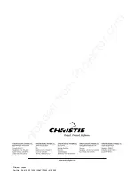 Preview for 45 page of Christie 38-VIV206-01 User Manual